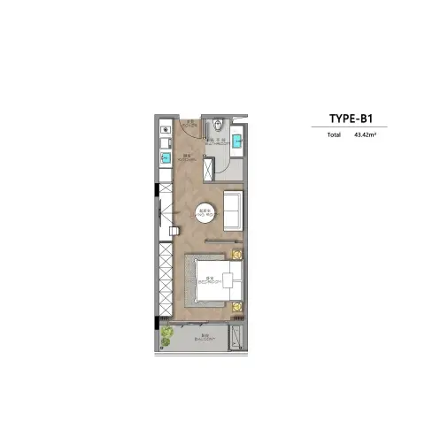 AYANA Heights — 1BR • Type B1